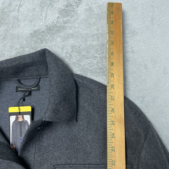 Banana Republic Women's S Jacket Gray Polyester H0980 - Picture 3 of 8
